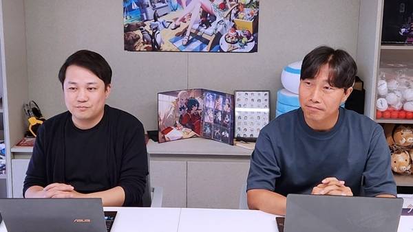 - 좌측부터 님블뉴런의 임성민 본부장, 김승후 대표이사