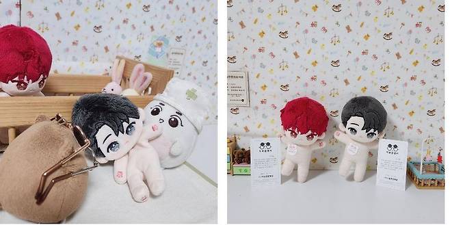 와이어 교정, 솜 추가 등의 치료 과정을 거친 솜인형_출처 : 니니니 솜종합병원