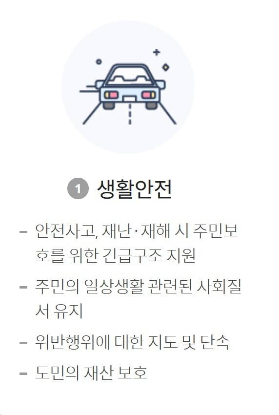 충북자치경찰 핵심사무. / 뉴스1