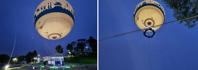 밤에는 조명이 들어와 더 멋있다 / 사진=김혜성 여행+ 기자