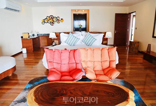 깔끔한 선셋워터빌라 내부 (사진. 김관수)