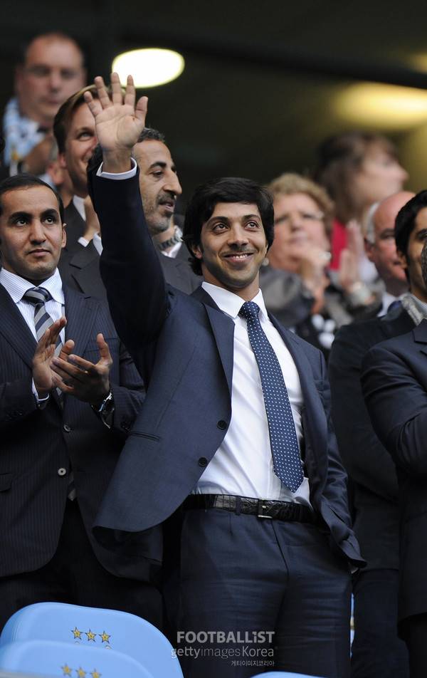 만수르 빈 자예드 알 나흐얀 맨체스터시티 구단주. 게티이미지코리아