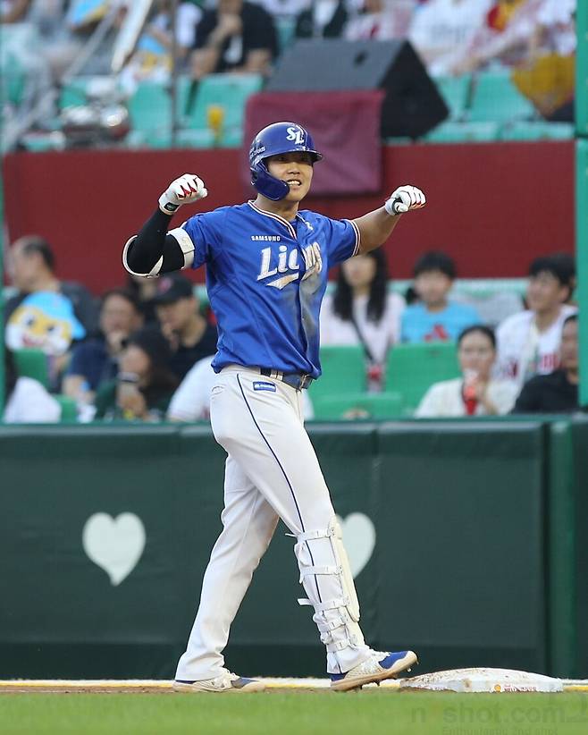 ▲ 류지혁은 이적 직후 타격 슬럼프를 이겨내고 8월 대반등을 만들어냈다 ⓒ삼성라이온즈