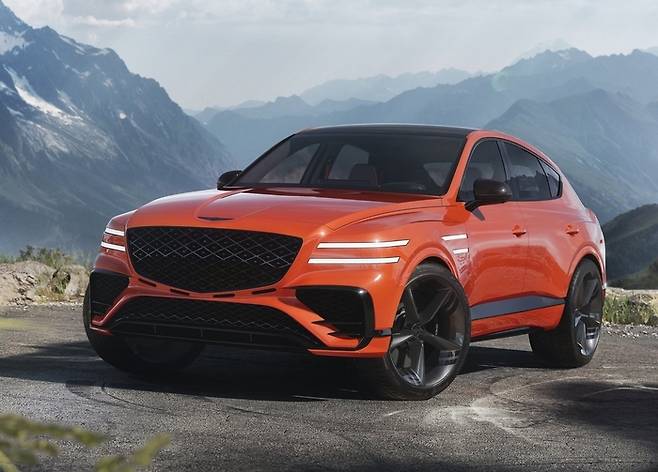 제네시스 신형 GV80 디자인을 예상할 수 있는 GV80 쿠페 콘셉트.