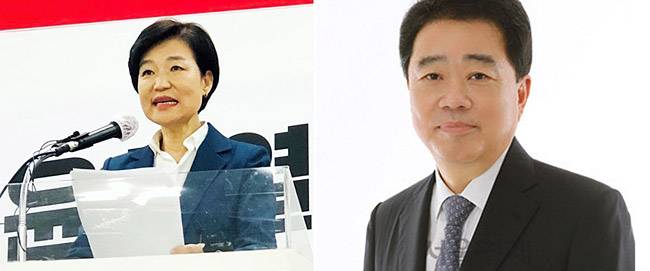 여야에 의해 방송통신위원회 상임위원으로 추천된 이진숙(왼쪽) 전 대전MBC 사장과 김성수 전 더불어민주당 의원.