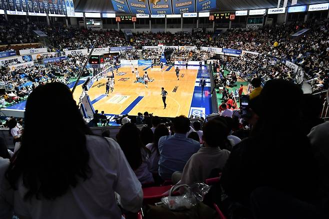 전주실내체육관 전경. (KBL 제공)