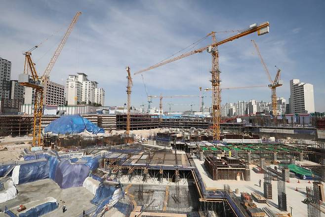 서울의 한 주택재개발 신축공사 현장 /사진=뉴시스