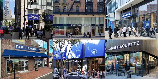 Paris Baguette’s new stores that are set to open in North America this month (SPC Group)
