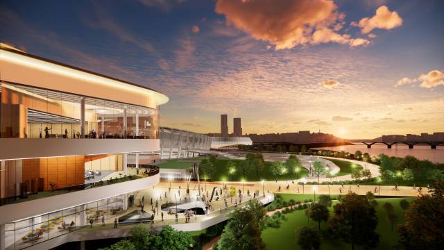 잠실 컨벤션센터(안) 한강변 조감도. 사진제공=서울시