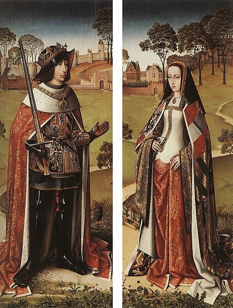 오스트리아 미남왕 필리프 1세와 스페인 공주 후아나의 결혼. 합스부르크 왕가가 스페인의 영토까지 지배할 수 있는 계기가 됐다.