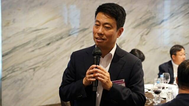 임정욱 중소벤처기업부 창업벤처실장이 25일 오전 서울 오크우드 호텔에서 진행된 ‘2023 대한민국 디지털미래혁신대전(디미혁) VIP 오찬 행사에 참석했다. (사진=지디넷코리아)