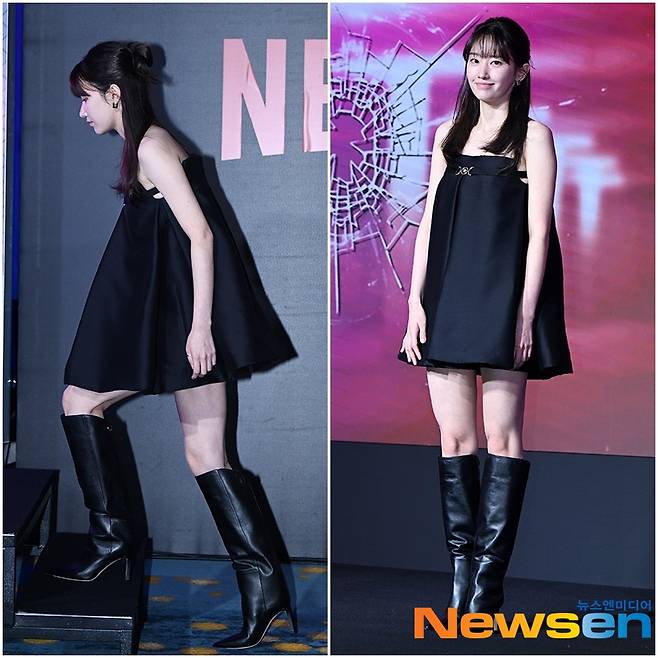 전종서, 시선끄는 블랙 미니원피스 ‘독특하죠?’