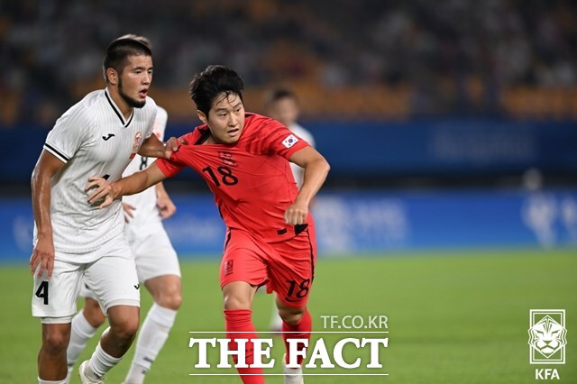 한 차원 높은 '아트 축구'를 펼쳐 보인 한국의 이강인./진화=KFA