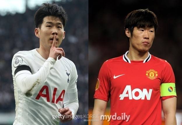 손흥민과 박지성/게티이미지코리아