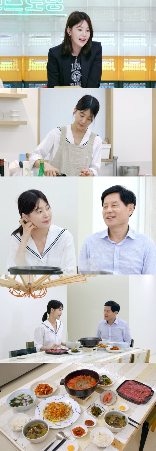  ⁇ StarsStars Top Recipe at Fun-Staurant  Han Ji-hye Father thanks daughterKBS 2TV Stars Top Recipe at Fun-Staurant, which is broadcasted at 5 pm on September 29, reveals the heartwarming story of Han Ji-hye and Father.Han Ji-hye, daughter of yun-seul, and Han Ji-hye, daughter of Han Ji-hye, who have been born and counted a little bit of their parents hearts, are expected to give a heartwarming impression to viewers.In the VCR, Han Ji-hye invited Father to the house. Father, who brought food full of both hands to meet his daughter and granddaughter, challenged cooking for his daughter Han Ji-hye for the first time in his life.Han Ji-hye also surprised me by making bulgogi, meatballs, and other feast foods for my father while yun-seul was sleeping.Han Ji-hye and his father had a meaningful meal together. Han Ji-hye seemed to have never spent so much time alone with his father.Father was always with his family, because he never met alone. So it was a little awkward, and he gave a frank smile. A day when two people got closer through food for each other.The two of them shared a lot of stories for the first time with a meaningful meal of their own.Han Ji-hye Father, who tasted her daughters cooking, said, My daughter is good at cooking, and she is good at cooking. She continued to praise her daughter as a foolish father.When I was a child, I was a thankful daughter who always told me that she would be good for her mother and father. She continued to boast about her daughter who had been broken since childhood and laughed.Han Ji-hye Father told her daughter, who is tired of childcare these days, that she should not take everything to yun-seul, but take care of her first.Han Ji-hye shared her daily life with her husband, who spent a lot of time watching yun-seul.