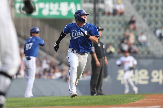 ▲ 난타의 시작을 알린 류지혁 ⓒ 삼성 라이온즈