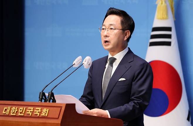 박성민 더불어민주당 대변인 ⓒ뉴시스