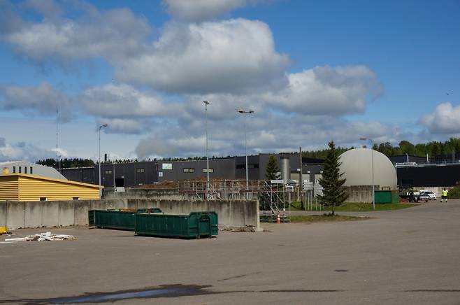 핀란드 라티의 살파키에르토 폐기물 선별장. 유기성 폐기물을 썩혀 바이오연료를 만드는 시설을 갖추고 있다. /사진=/사진=김훈남 기자