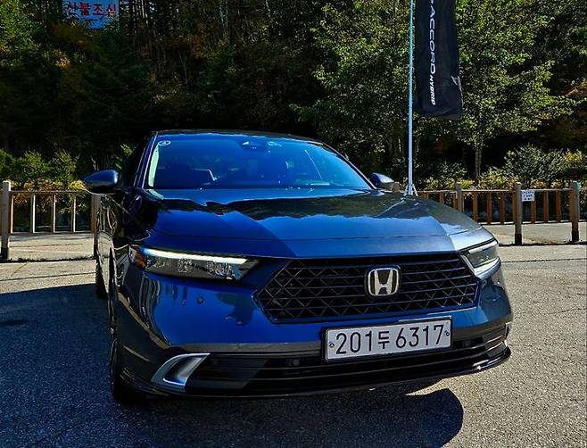 올 뉴 어코드 하이브리드 전면. ⓒ데일리안 정진주 기자