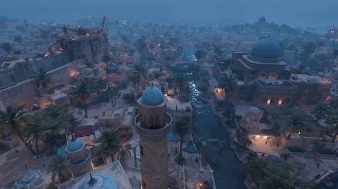 세밀하게 묘사된 바그다드의 풍경