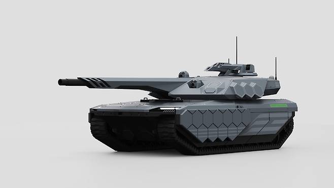 현대로템이 구상하는 차세대 전차 개념도. 스텔스 등의 첨단 기술이 대거 포함될 예정이다. 현대로템 제공
