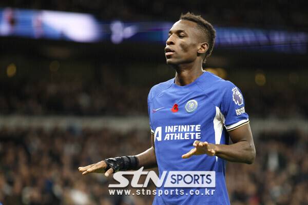 첼시 FC 공격수 니콜라스 잭슨. 사진┃뉴시스/AP