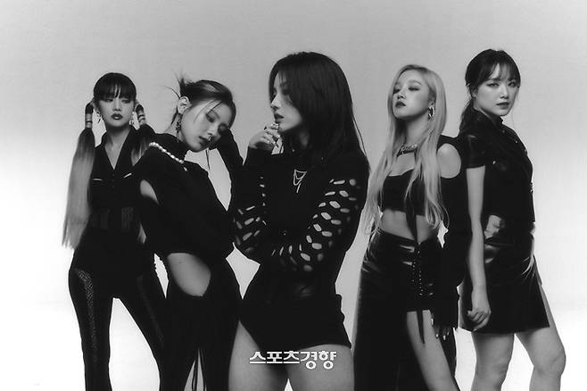 그룹 (여자)아이들. 큐브엔터 제공