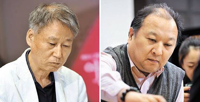 반세기 동안 바둑계를 주름잡아온 양서(겱徐) 서봉수(왼쪽)와 서능욱, 둘은 내달 8일부터 치수고치기 7번기를 갖는다. /한국기원