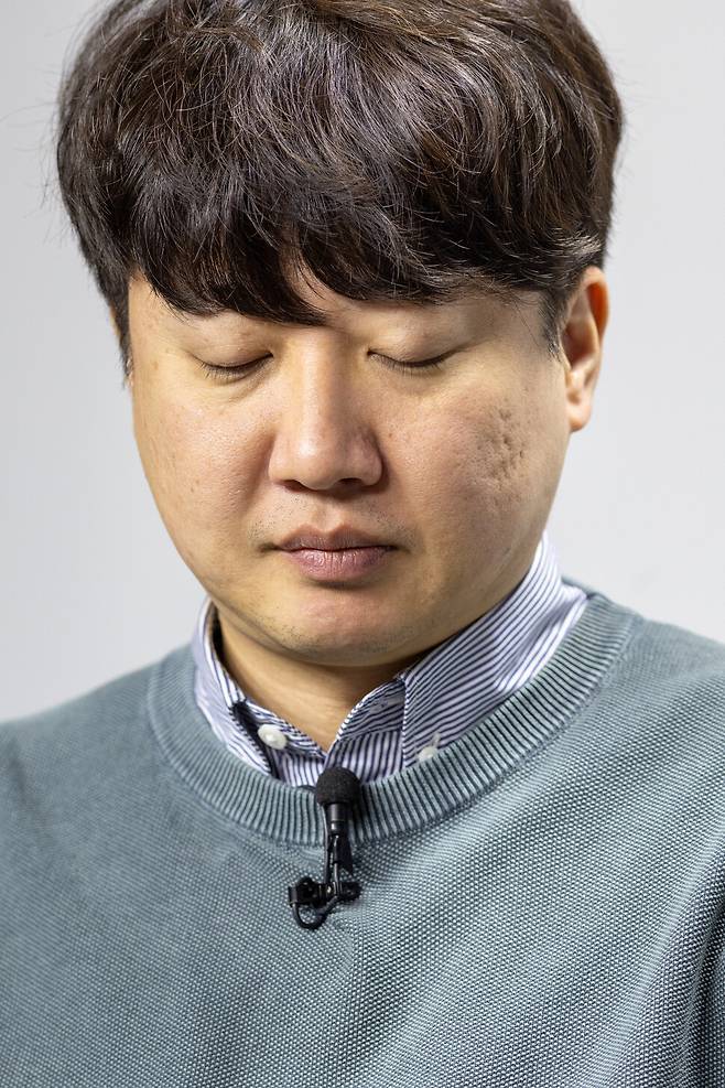 2023년 11월20일 <한겨레21>과 인터뷰하는 이준석 국민의힘 전 대표. 박승화 선임기자