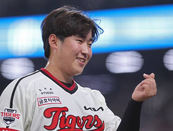 2023 KBO리그 신인상 투표에서 2위에 오른 윤영철. 순수 신인 중에선 1등이다. 사진=KIA 타이거즈