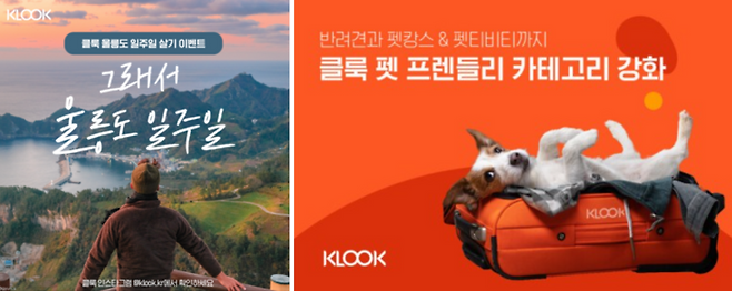 클룩에서 진행한 울릉도 지역 개발과 펫캉스 카테고리 강화 / 사진=클룩