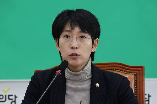 장혜영 정의당 의원. 연합뉴스