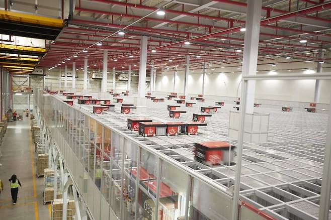 CJ대한통운 인천GDC 오토스토어./사진=연합뉴스