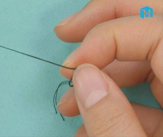 바느질 할 때 시작매듭, 마무리매듭 짓는 방법