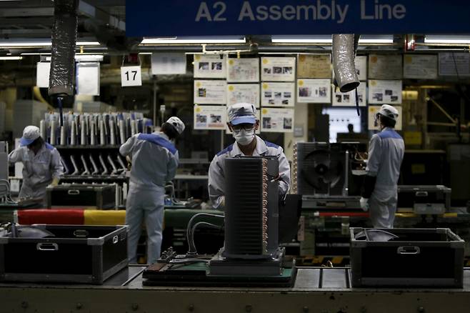 다이킨공업의 에어컨 생산 공장/로이터=뉴스1