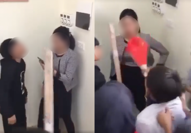 베트남의 한 중학교에서 학생이 여교사에게 욕설과 폭력적 행동으로 위협을 가해 논란이 일고 있다. [사진출처 = VN익스프레스]