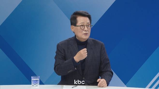 ▲ 11일 KBC ‘여의도초대석’에 출연한 박지원 전 국가정보원장