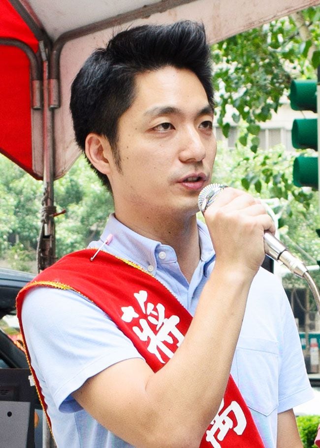 대만 지방선거에서 타이베이 시장에 당선된 국민당 장완안(蔣萬安·44) 후보/조선일보DB