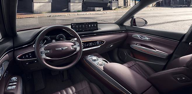 사진 : 제네시스 GV70 실내