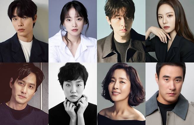 넷플릭스 오리지널 시리즈 '더 에이트 쇼'에 출연하는 배우들.