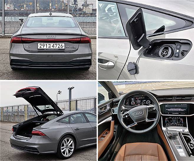 아우디 A7 PHEV. 사진 고성민 기자