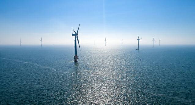 두산에너빌리티가 기자재를 공급한 서남권 해상풍력 실증단지 (60MW규모)