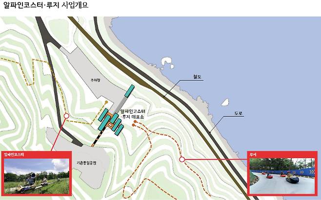 알파인코스터, 루지 사업개요. 강릉시 제공
