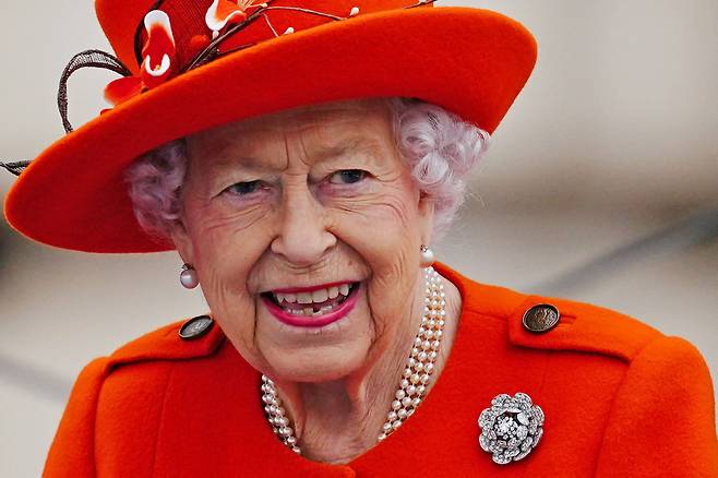 지난 10월 영국 엘리자베스 2세 여왕./AFP 연합뉴스