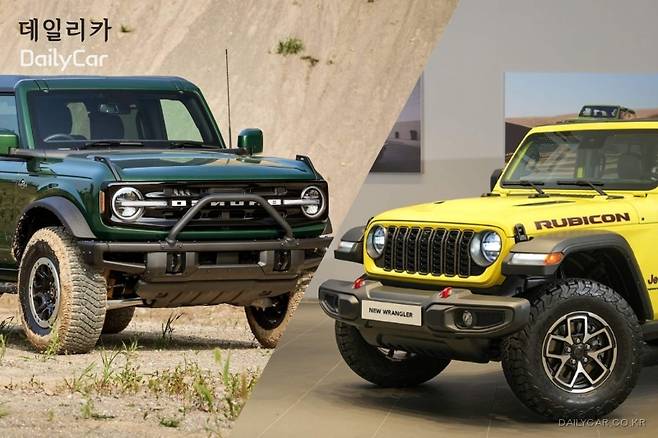 지프 랭글러 vs. 포드 브롱코