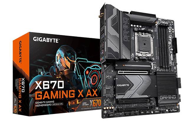 X670 칩셋이 탑재된 메인보드 (출처 : GIGABYTE)