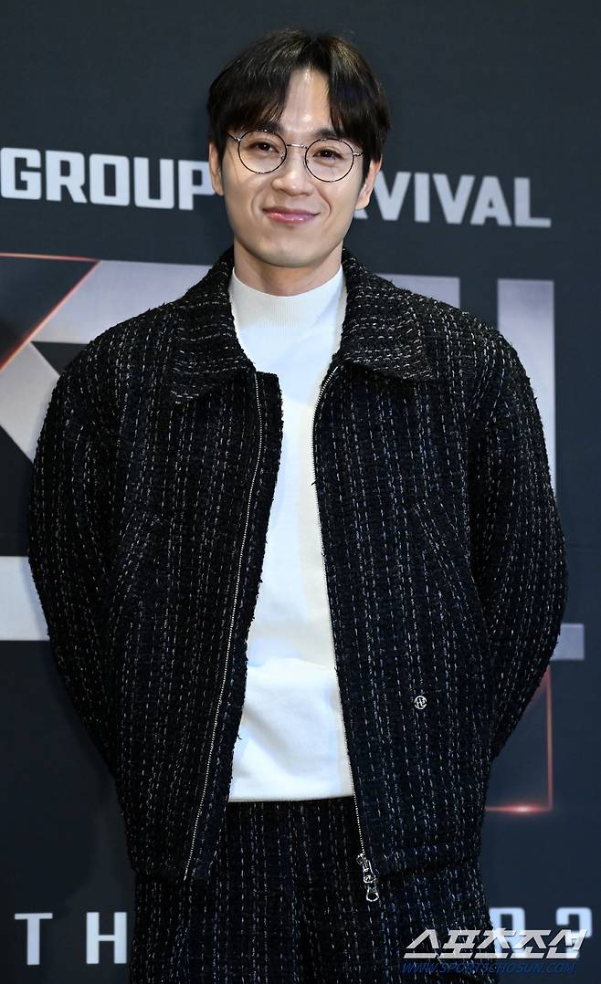 24일 CJ ENM 센터에서 열린 Mnet 예능 프로그램 '빌드업 : 보컬 보이그룹 서바이벌' 제작발표회, 이석훈이 포토타임을 갖고 있다. 허상욱 기자wook@sportschosun.com/2024.01.24/