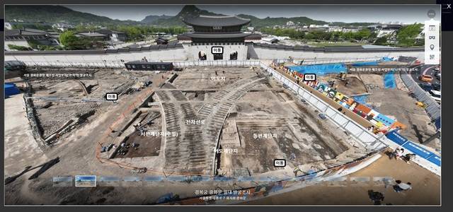 국가유산 가상현실(VR)산책 ‘광화문 월대’. 문화재청