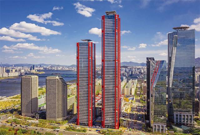 서울 여의도 권역(YBD) 파크원 전경. 서울경제DB