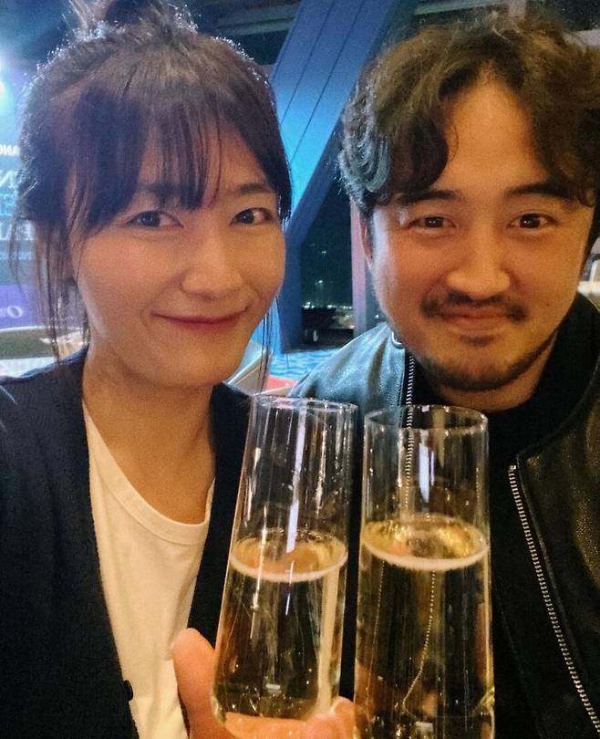 ▲ 김미려(왼쪽), 정성윤, 출처| 김미려 SNS